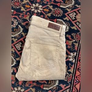 25 NWOT Polo Ralph Lauren Tompkins Skinny Crop Jeans in Garment Dyed Tan